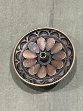 Load image into Gallery viewer, 2” Decorative Antique Copper Stone Concho
