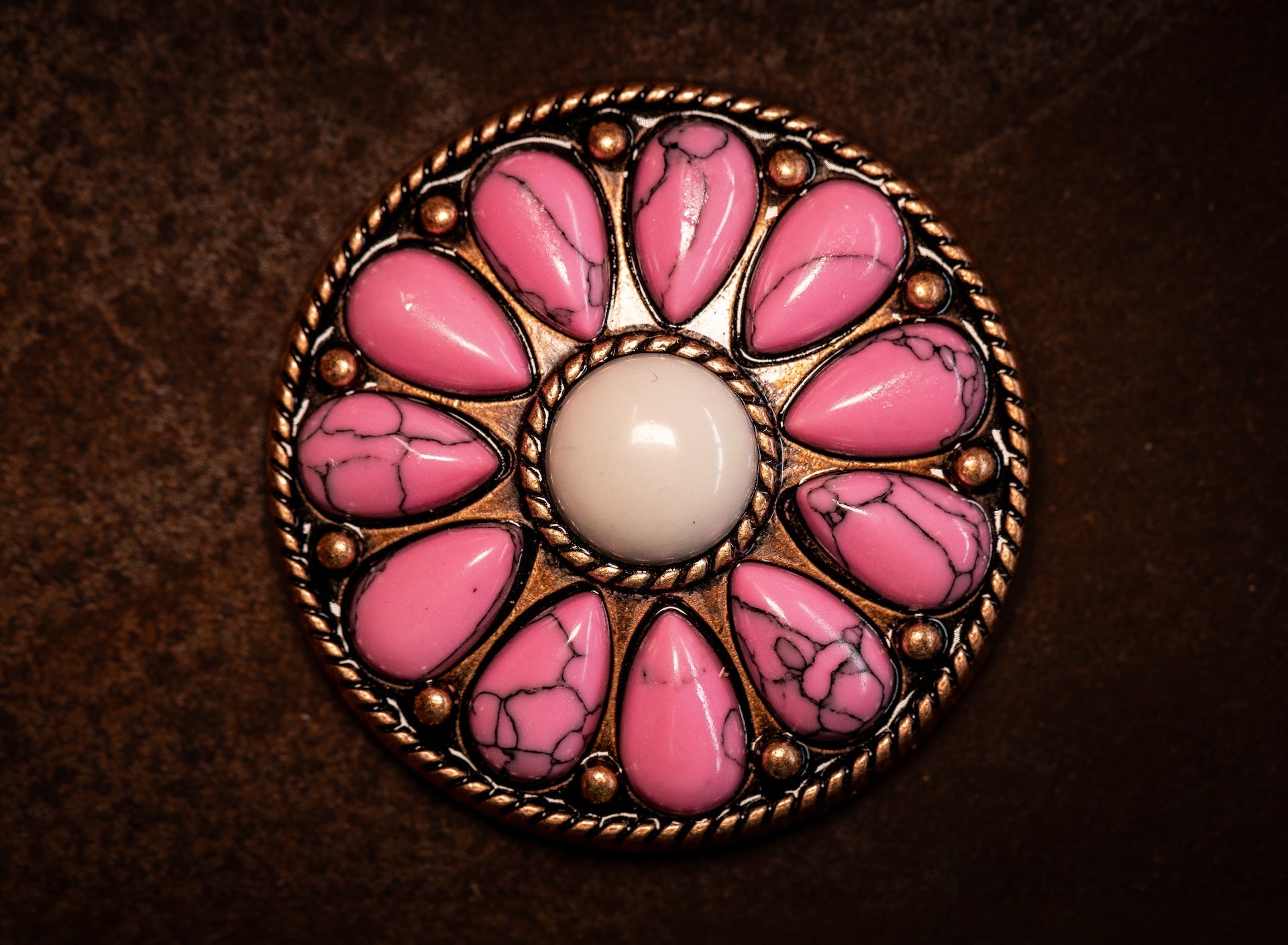1.5" Desert Bloom Copper Concho