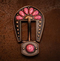 3/4" Desert Bloom Pink Buckle