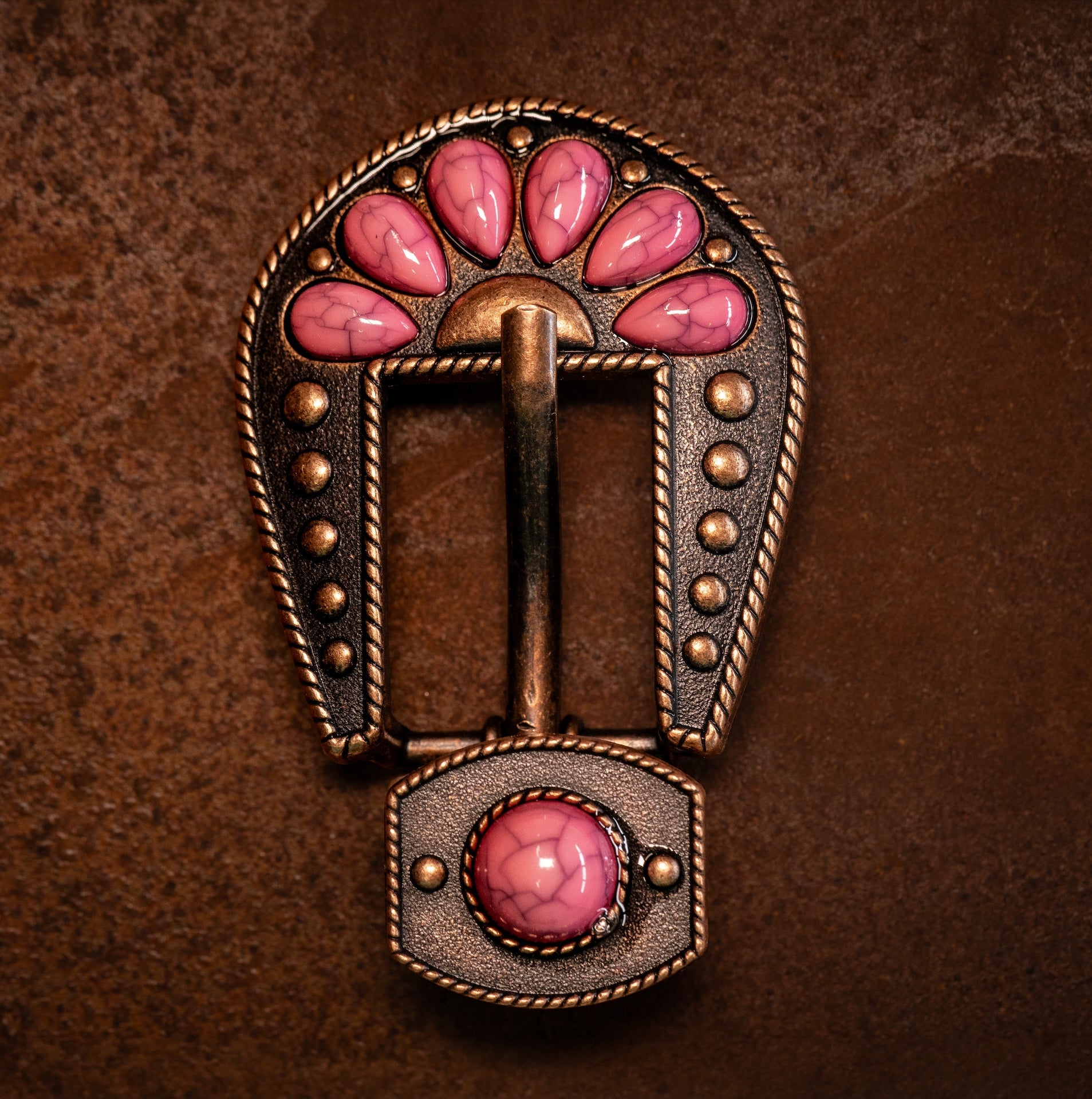3/4" Desert Bloom Pink Buckle