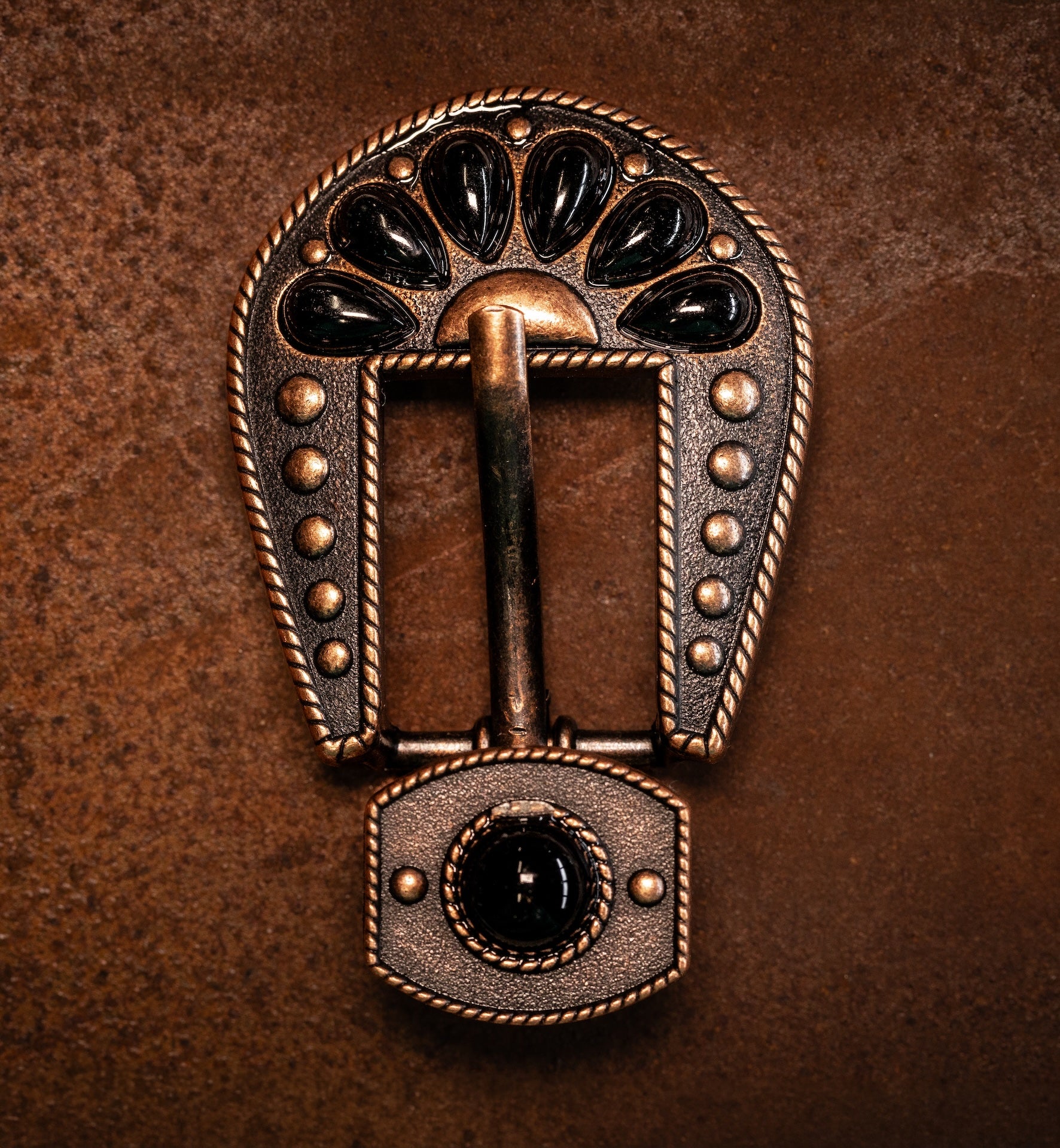 3/4" Desert Bloom Black Buckle