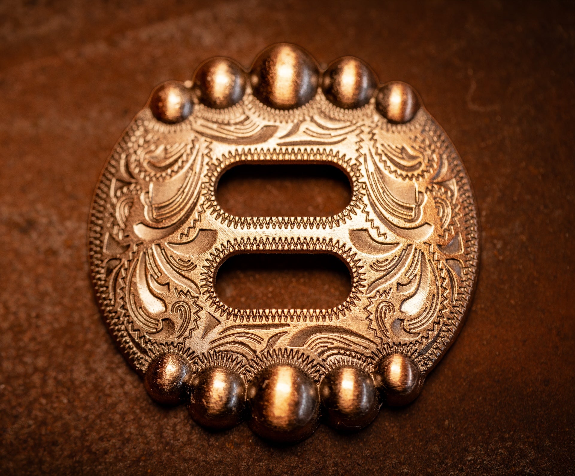 1.5" Copper Slotted Concho