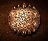 1.5" Antique Copper Lil Ranchero Concho