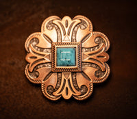 1.5" Western Blossom Concho