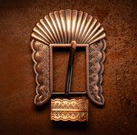 1" Copper Aztec Buckle