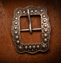 3/4" Antique Nickel Scalloped Berry Buckle