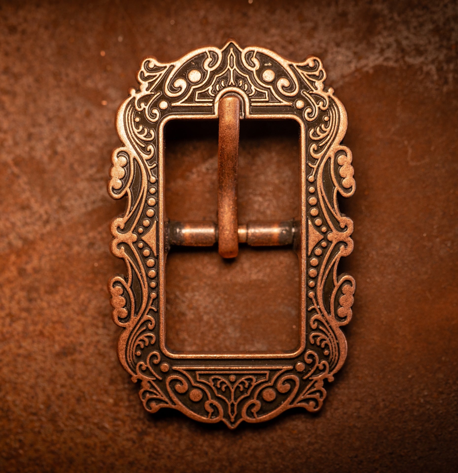 3/4" Copper Antique Style Buckle