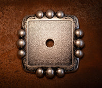 2.25" Antique Nickel Backer Concho