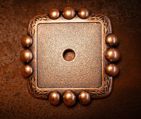 2.25" Antique Copper Backer Concho