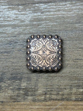 Load image into Gallery viewer, 1&quot; Copper Square Concho
