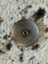 Load image into Gallery viewer, 1.5&quot; Copper Cactus Flower Concho with Light Apricot Stones
